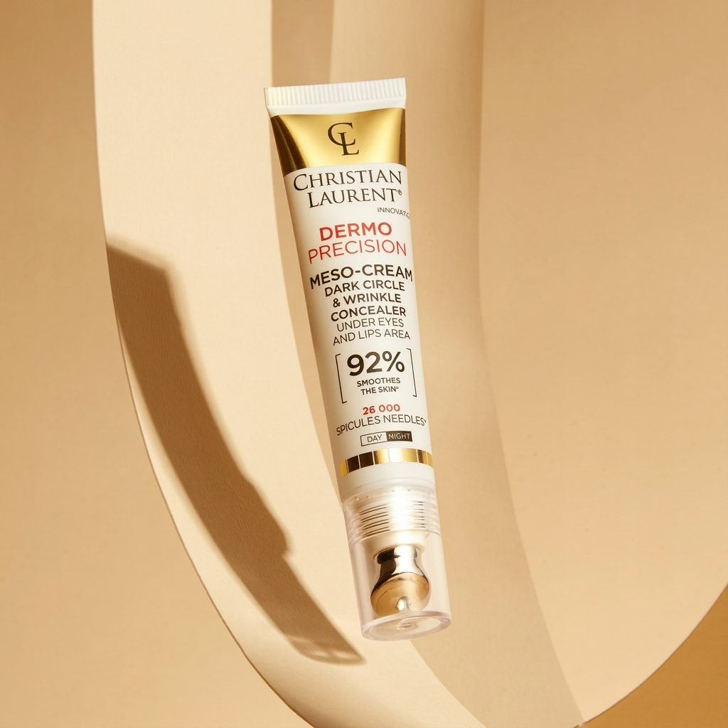 Christian Laurent Meso-Cream Dark Circle &Wrinkle Concealer Under Eyes and Lips Area Day & Night 15ML