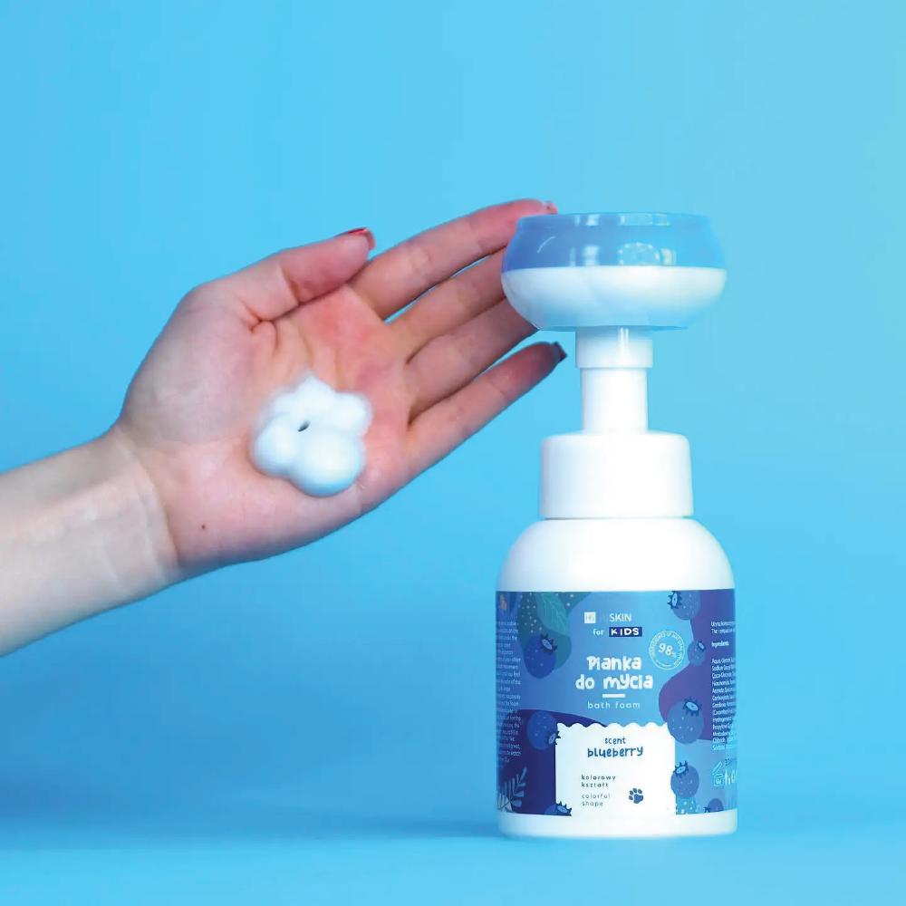 Hiskin Kids Bath Foam Blueberry