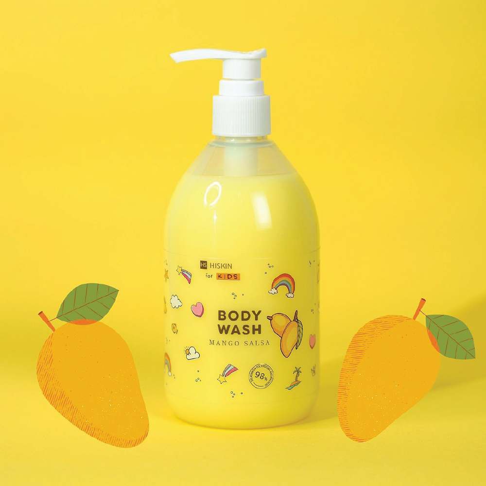 Hiskin Kids Body Wash Mango