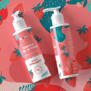 Hiskin Kids Shampoo & Body Gel Strawberry