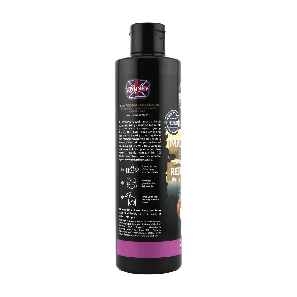 RONNEY Restorative Shampoo Macadamia Oil