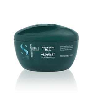 Semi Di Lino Mask Reconstruction with Bambo & Linseed for Damaged Hair