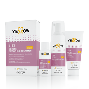 Yellow Liss Straightening kit with Keratin Nutritive complex for All Hair Types