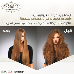 IL Salone Hair Straightening Protein kit with Linseed Oil