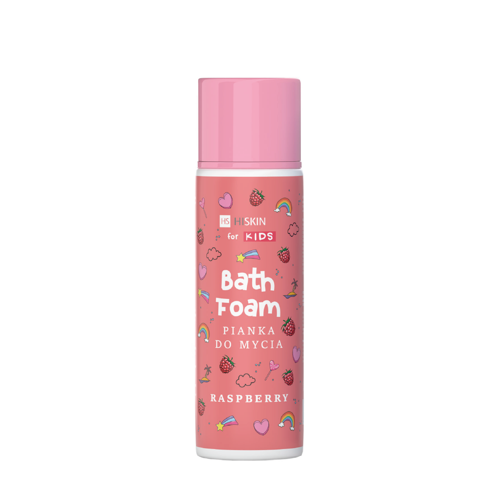 Hiskin Kids Body Bath Foam Raspberry