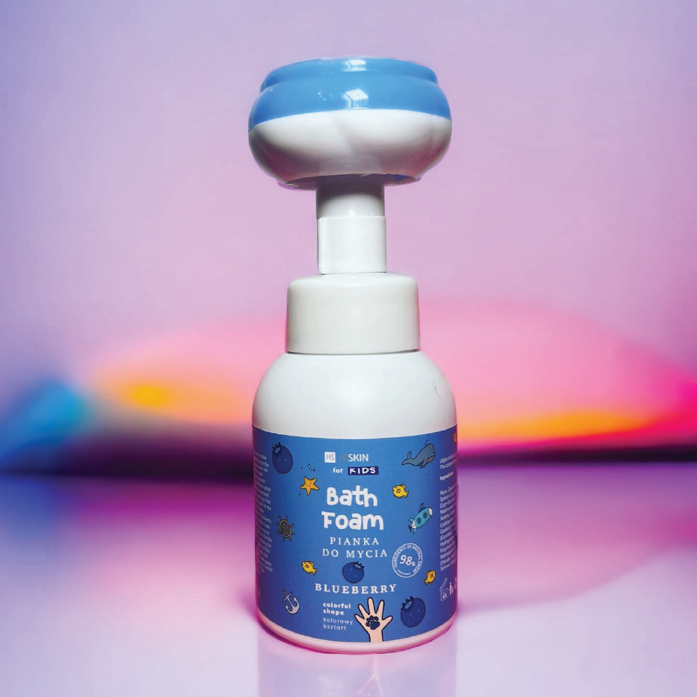 Hiskin Kids Bath Foam Blueberry