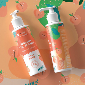 Hiskin Kids Shampoo & Body Gel Peach