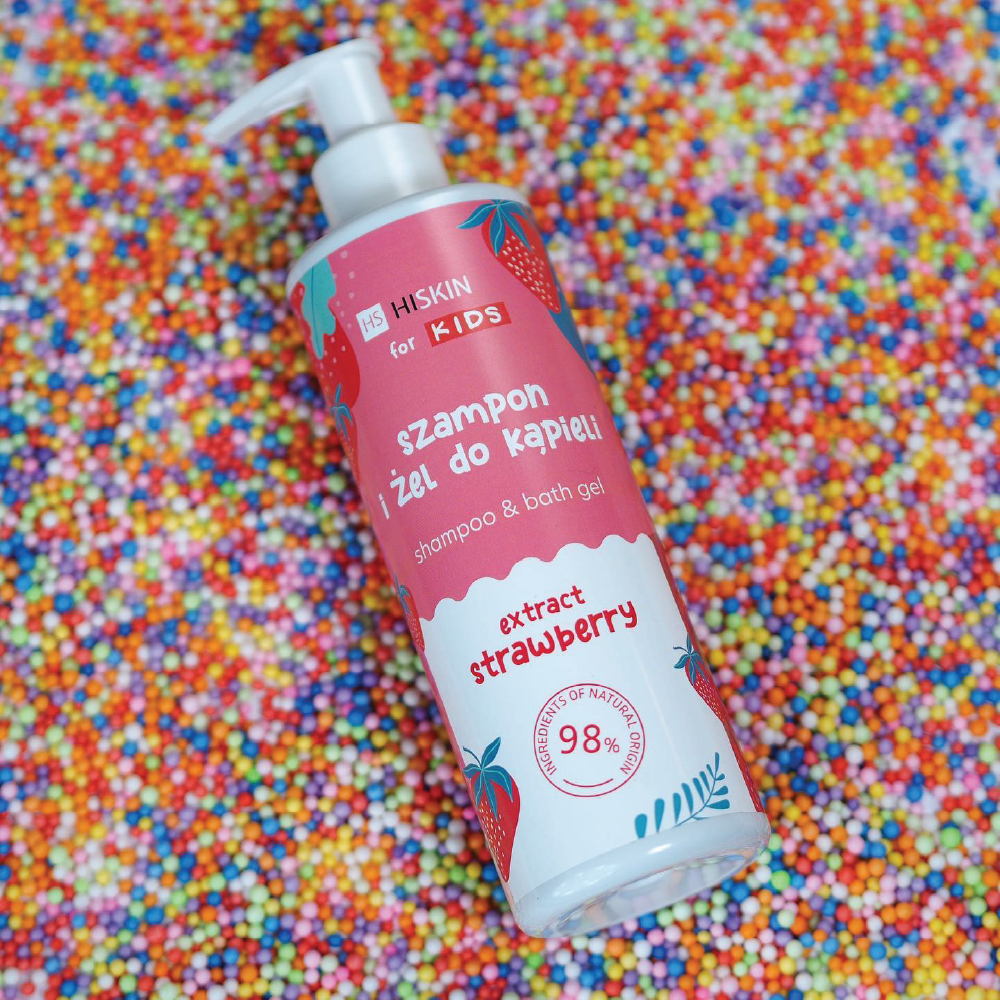 Hiskin Kids Shampoo & Body Gel Strawberry