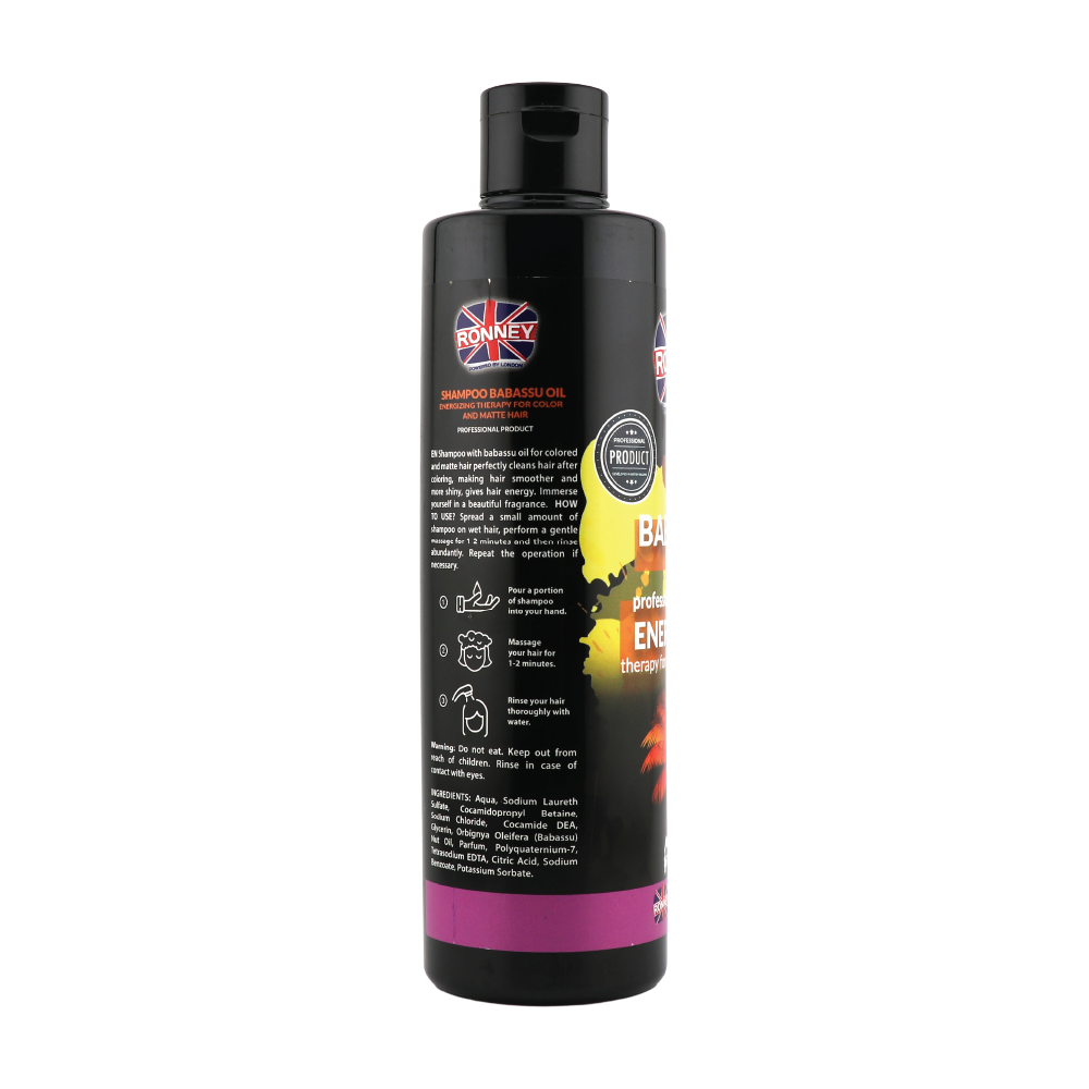 RONNEY Energizing Shampoo Babassu Oil