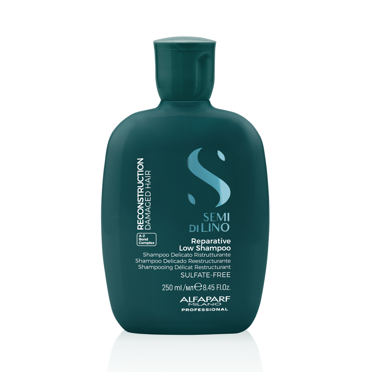 Semi Di Lino Low Shampoo Reconstruction for damaged hair with Bambo & Linseed 