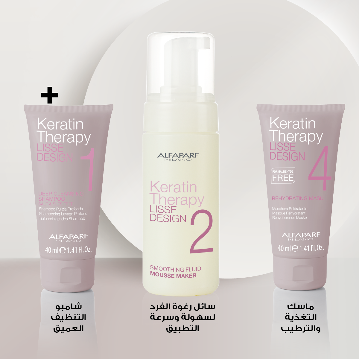 Keratin Therapy Straightening Kit with Keratin & Collagen